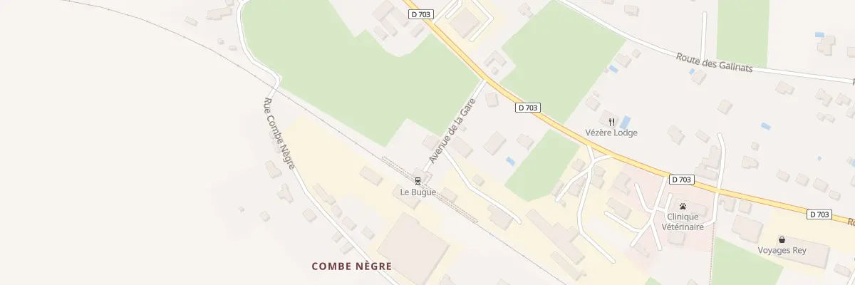 Plan du 127A Av de la Gare au Bugue