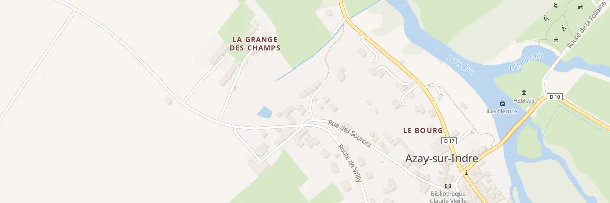 Plan du 1 Che de la Charbonnerie à Azay-sur-Indre