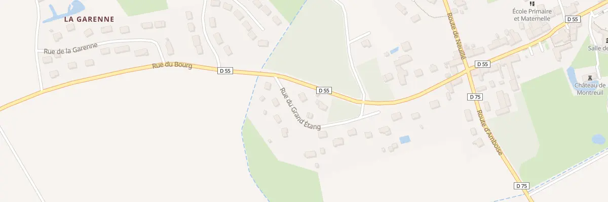 Plan du 3 Rue du Grand Etang à Montreuil-en-Touraine