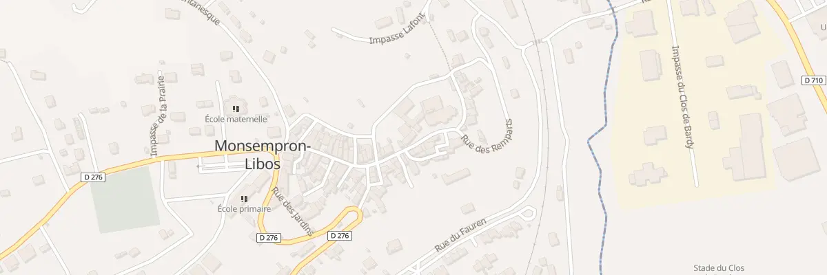 Plan du 10 Rue de la République à Monsempron-Libos