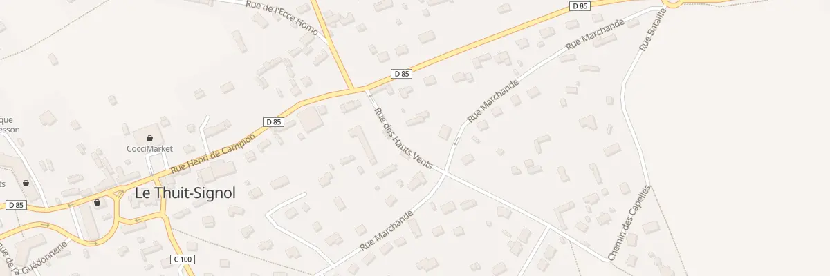 Plan du 3 Rue des Hauts Vents au Thuit de l’Oison