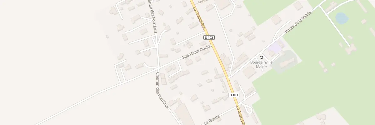 Plan du 321 Rue Henri Duclos à Bourdainville
