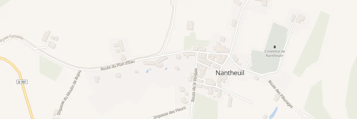 Plan du 32 Le Bourg à Nantheuil