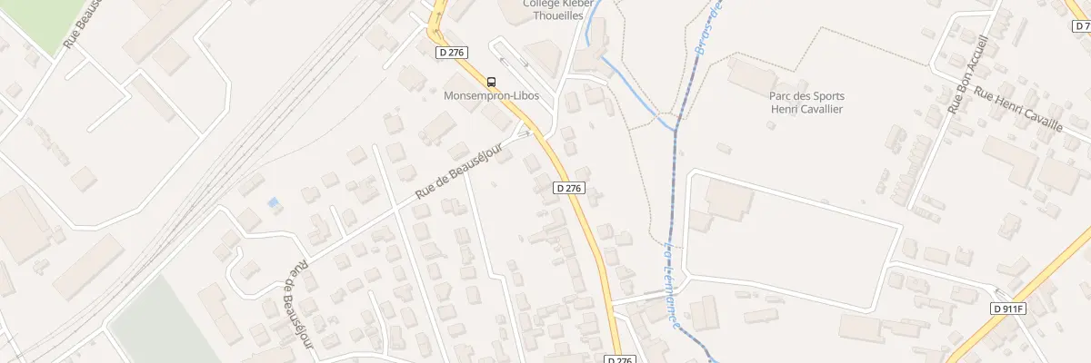 Plan du 26 Av de la Gare à Monsempron-Libos