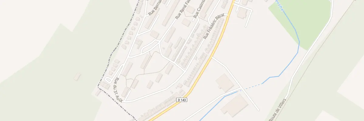 Plan du 3 Rue Frédéric Bérat à Barentin