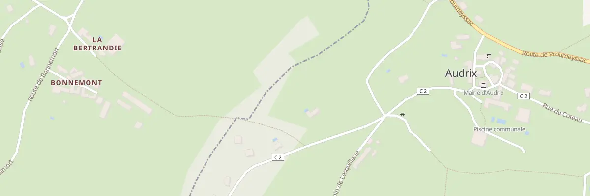 Plan du 45A Le Bourg à Audrix