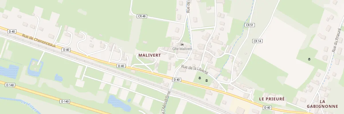 Plan du 2A Rue de Coquiau à Dierre