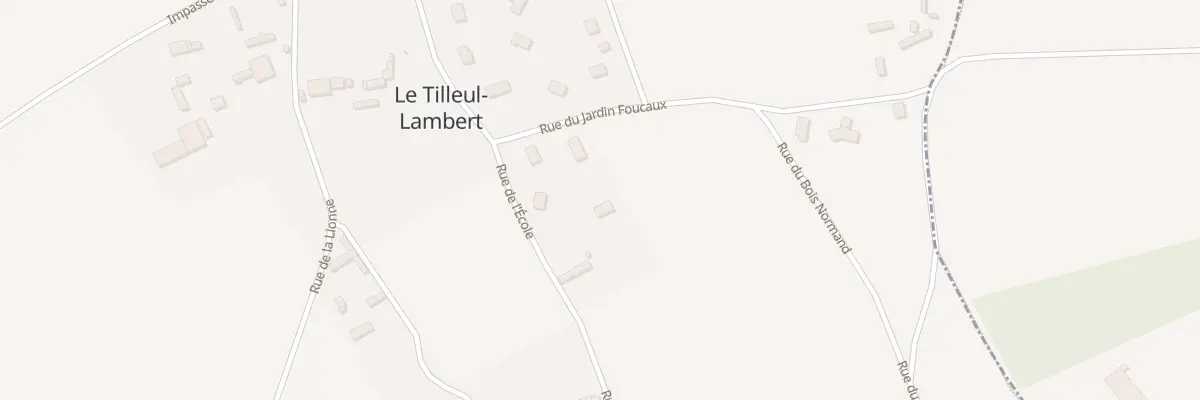 Plan du 2 Rue du Jardin Foucaux au Tilleul-Lambert
