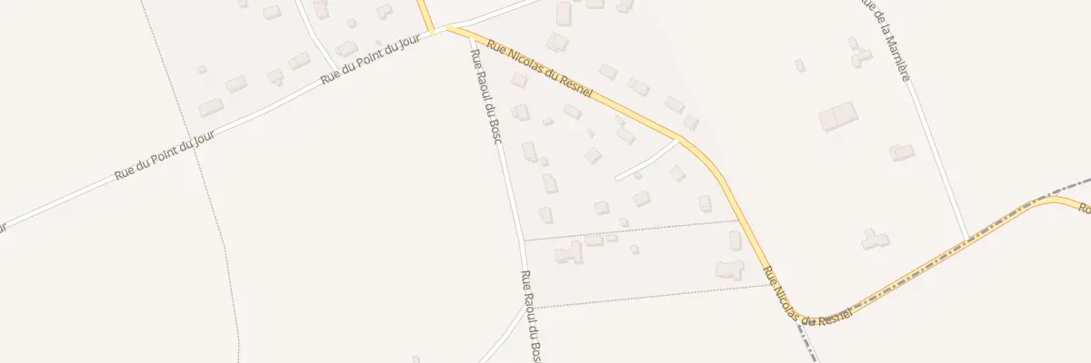 Plan du 5 Rue Raoul du Bosc au Thuit de l’Oison