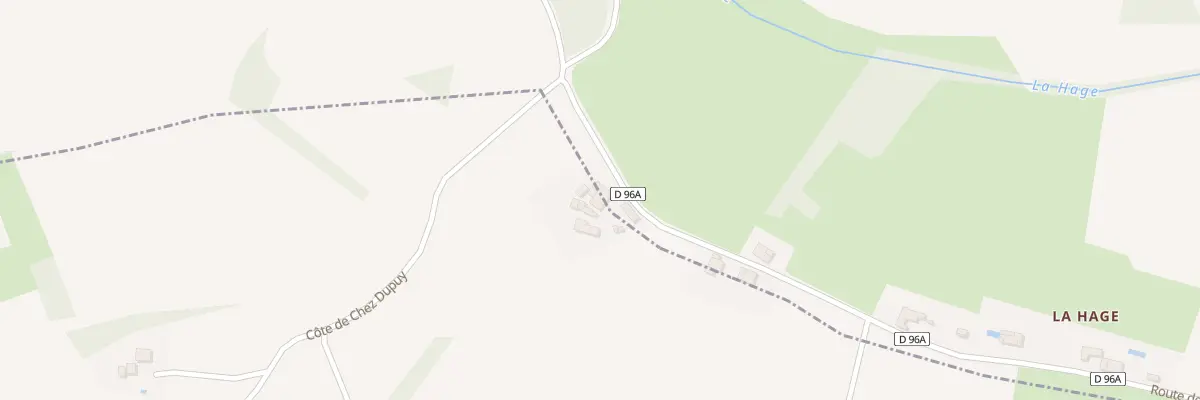 Plan du 21 La Hage à Labastide-Paumès