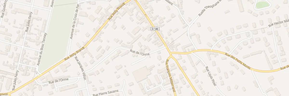 Plan du 4B Rue de l’Orme à Conches-en-Ouche