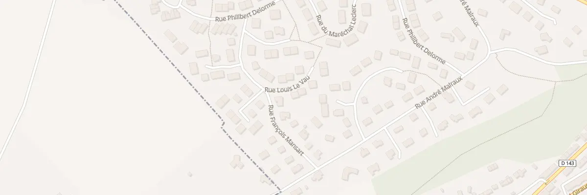 Plan du 1 Rue Le Vau à Barentin