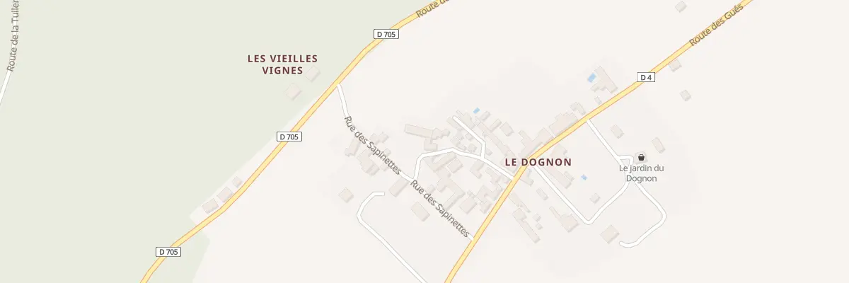 Plan du 74 Le Dognon à Mayac