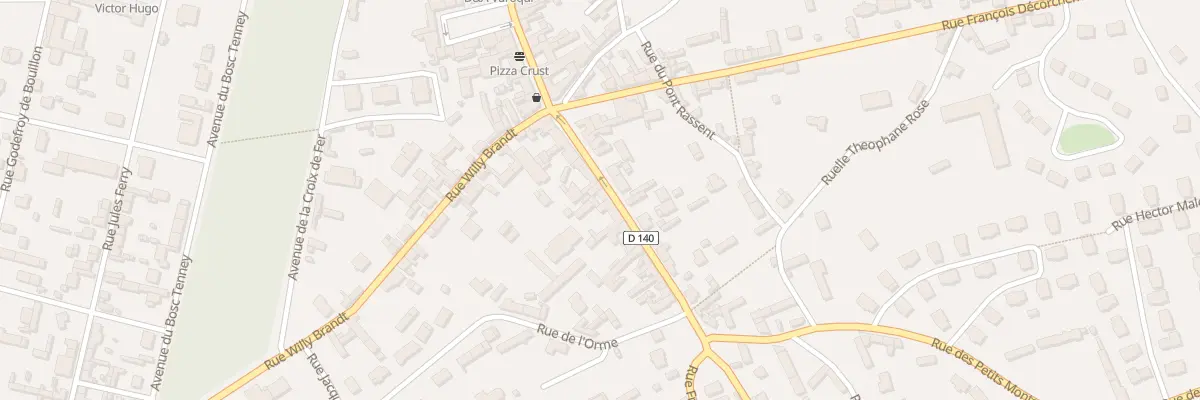 Plan du 14 Rue Francois Mitterrand à Conches-en-Ouche