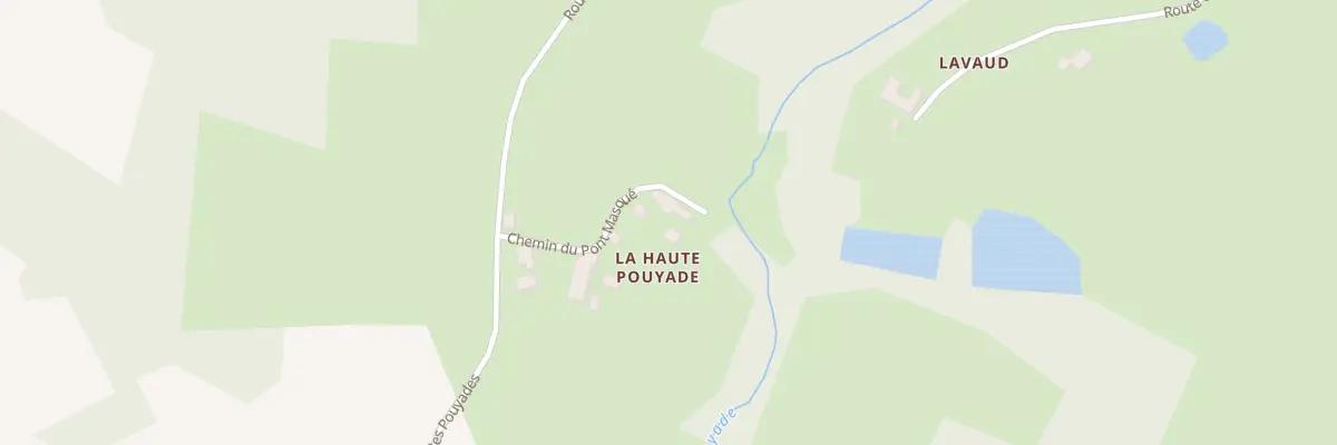 Plan du 40 La Haute Pouyade à Chalais