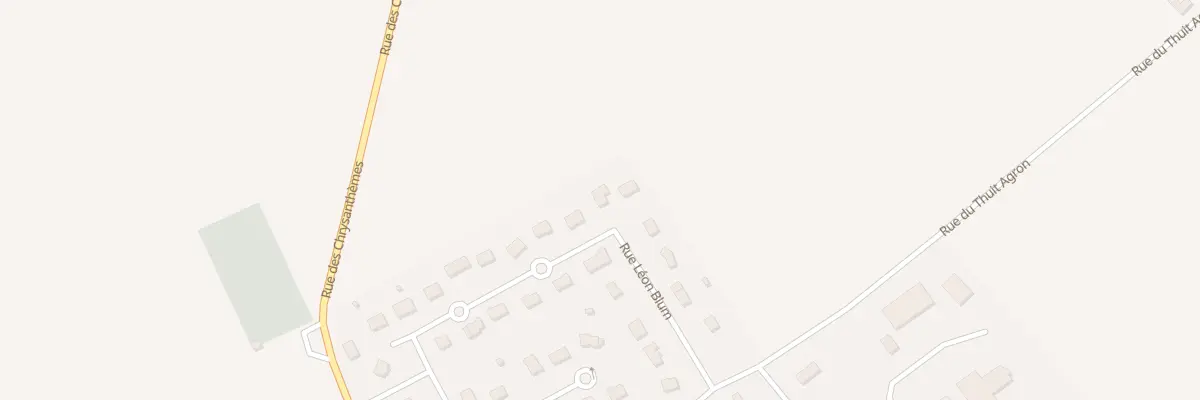 Plan du 12 Rue Leon Blum au Thuit de l’Oison