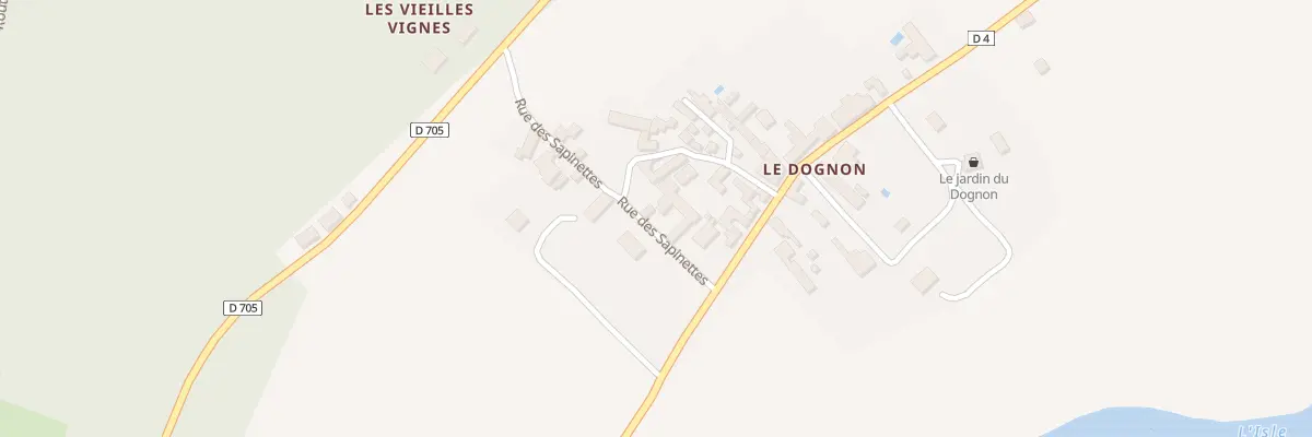 Plan du 72 Le Dognon à Mayac