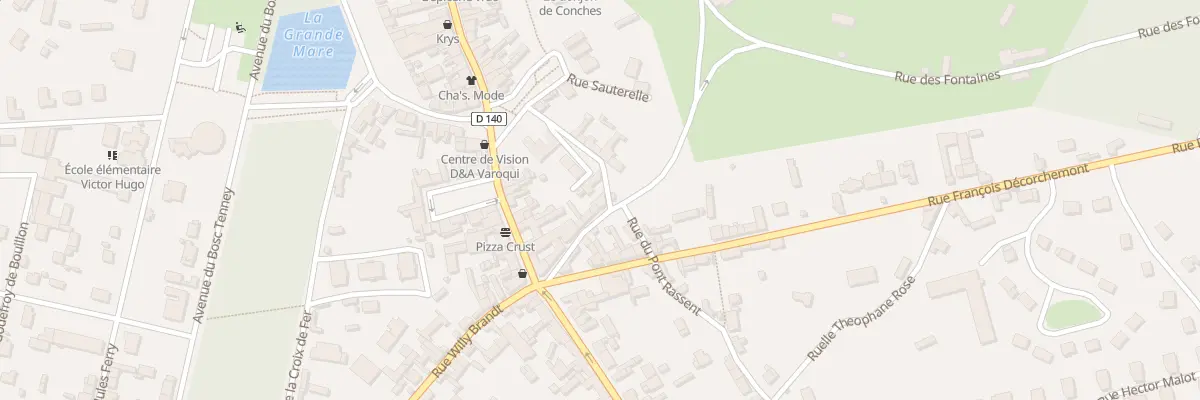 Plan du 5 Rue des Tanneries à Conches-en-Ouche