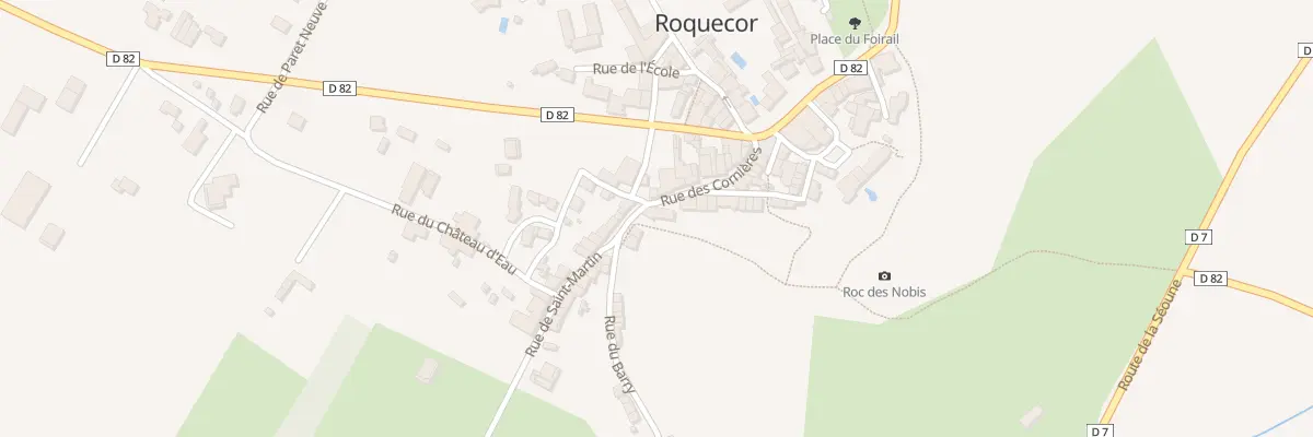 Plan du 5092 Rue des Cornieres à Roquecor