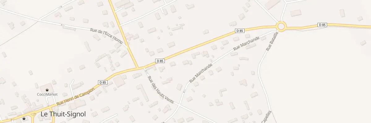 Plan du 11 Rue Henri de Campion au Thuit de l’Oison