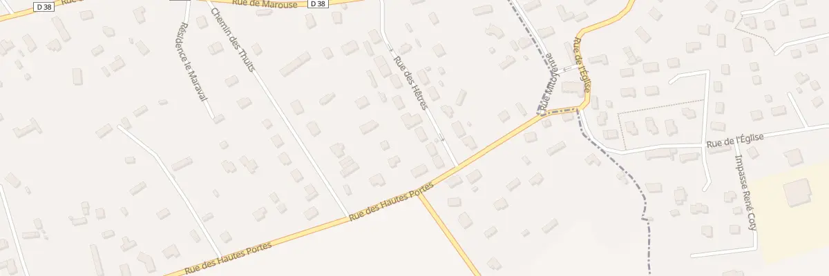 Plan du 7 Rue des Hêtres à Bosroumois