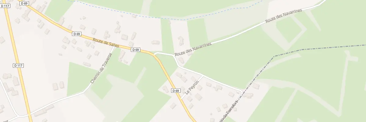 Plan du 5 Le Peyron à Montsaunès