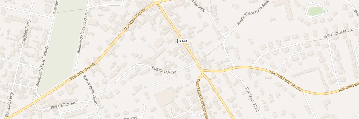 Plan du 30 Rue Francois Mitterrand à Conches-en-Ouche