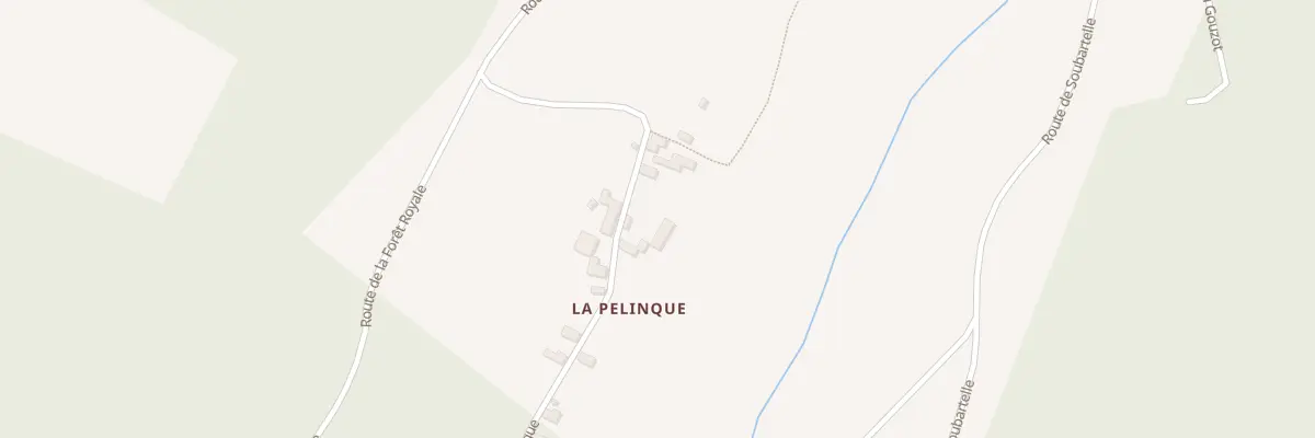 Plan du 229 Che de la Pelinque à Urval