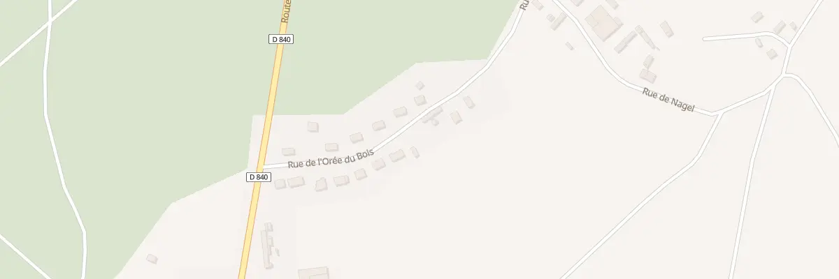 Plan du 2 Rue de l’Oree du Bois à Nagel-Séez-Mesnil