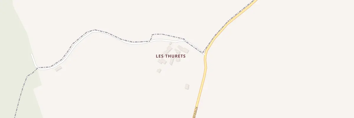 Plan du 3 Les Thurets à Vaupillon