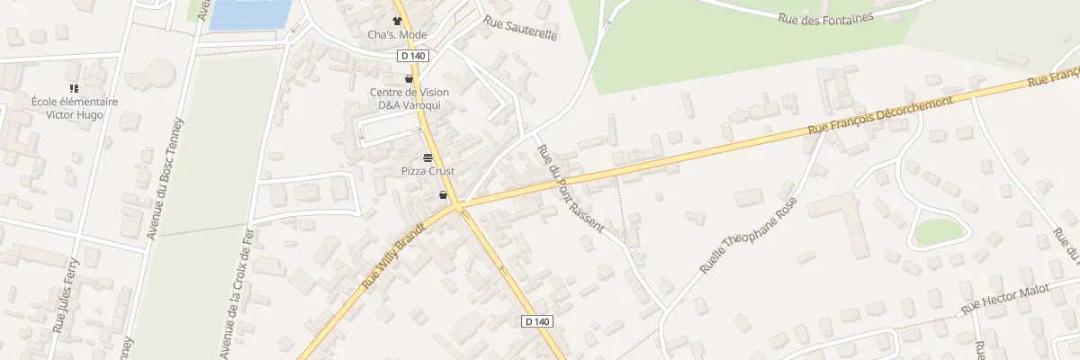 Plan du 9 Rue François Decorchemont à Conches-en-Ouche