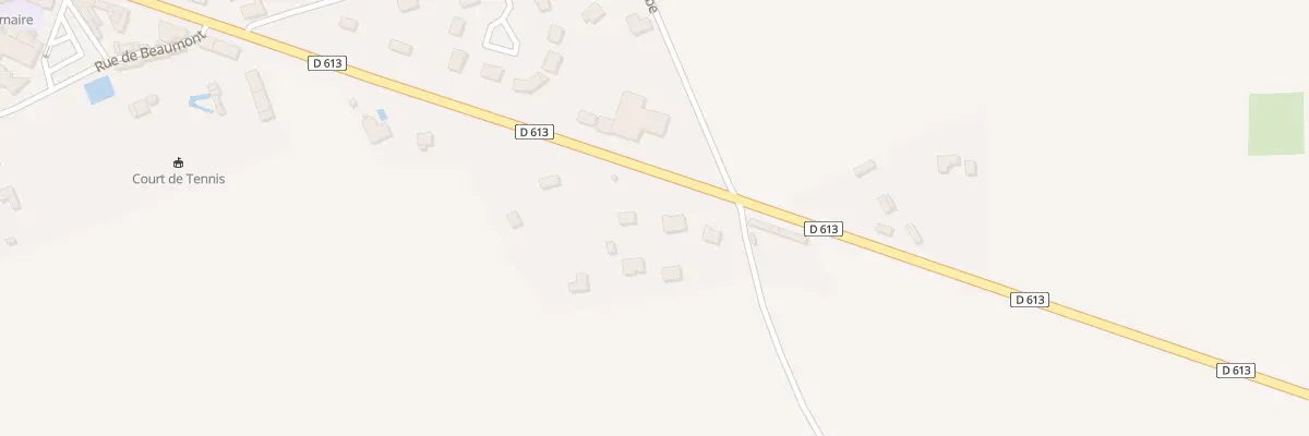 Plan du 613 Rte Départementale 613 à Sainte-Colombe-la-Commanderie