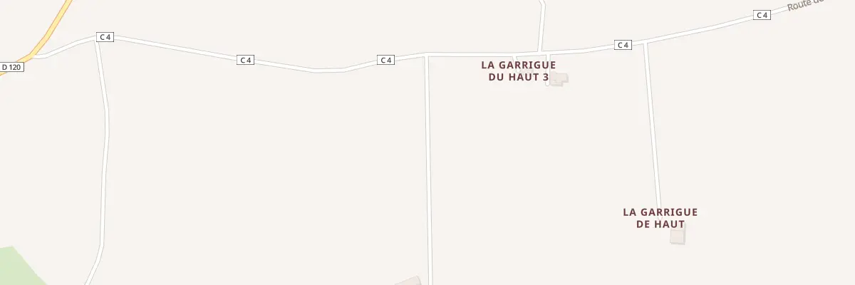 Plan du 5142 Rte des Garroustes à Touget