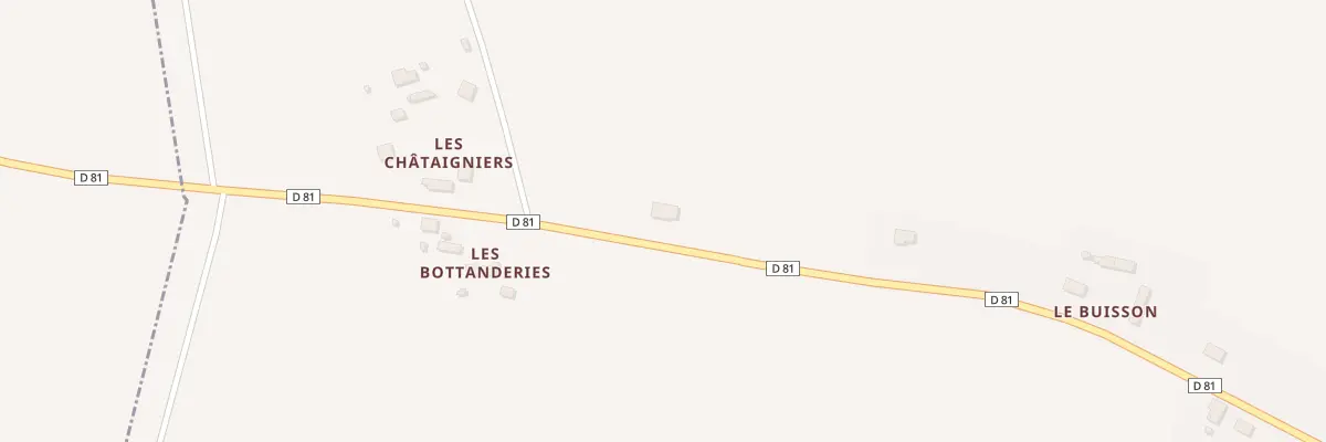 Plan du 1 Les Chataigniers à Saint-Marc-du-Cor