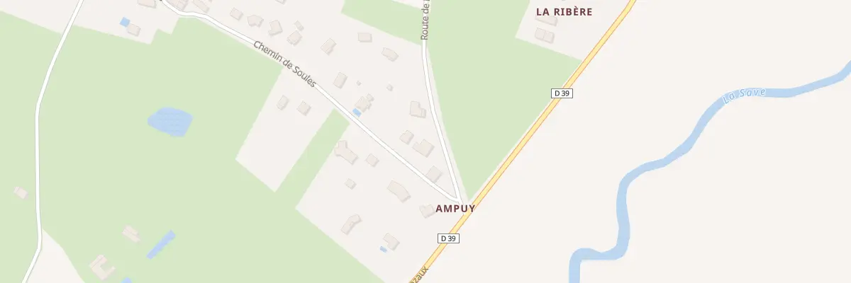 Plan du 86 Che de Soulès à Samatan