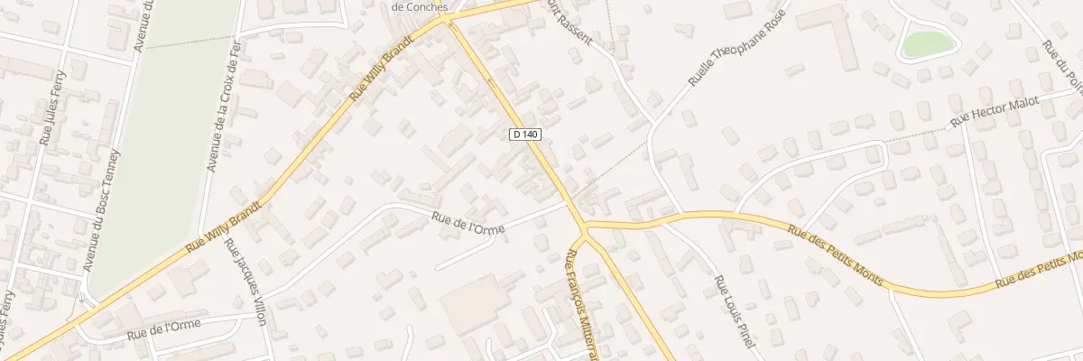 Plan du 32 Rue Francois Mitterrand à Conches-en-Ouche