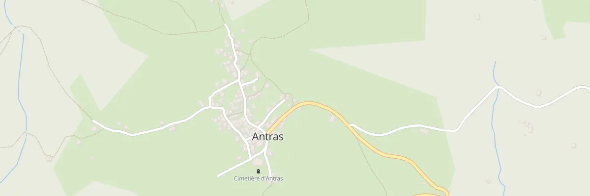 Plan du 5105 Mourere à Antras
