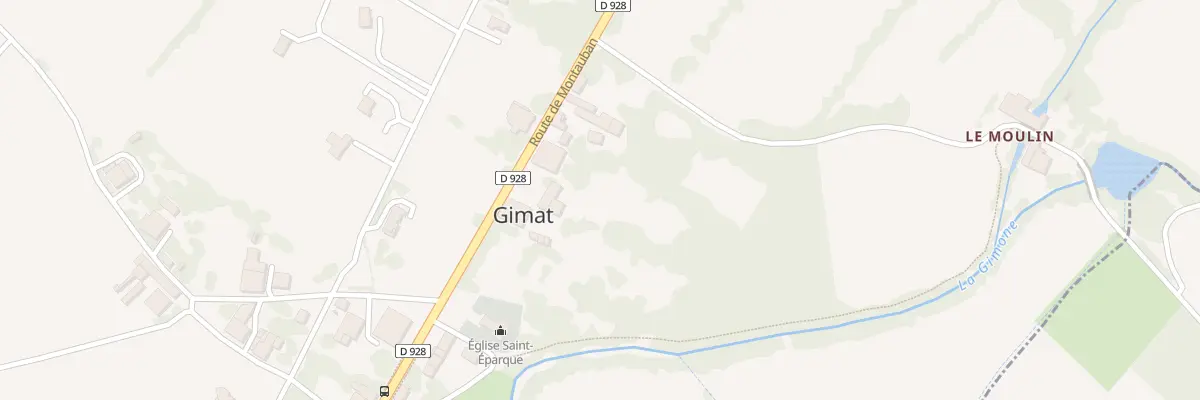 Plan du 5052 Gascous à Gimat