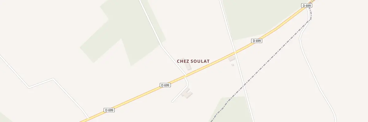 Plan du 37 Rte de Limoges à Champagnac-la-Rivière