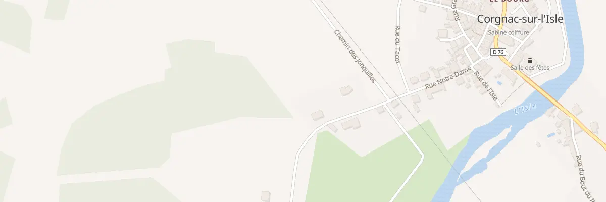 Plan du 14 Rue Notre Dame à Corgnac-sur-l’Isle