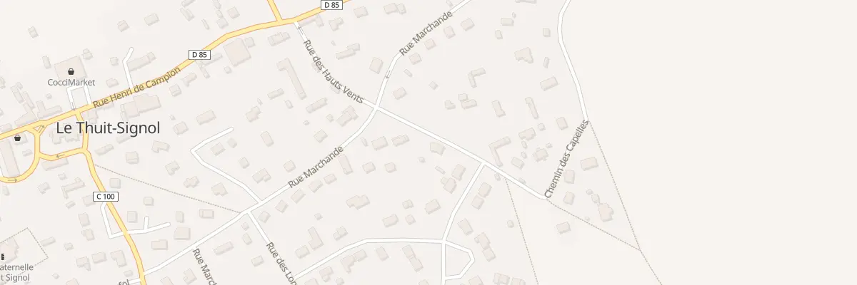 Plan du 10 Rue des Hauts Vents au Thuit de l’Oison