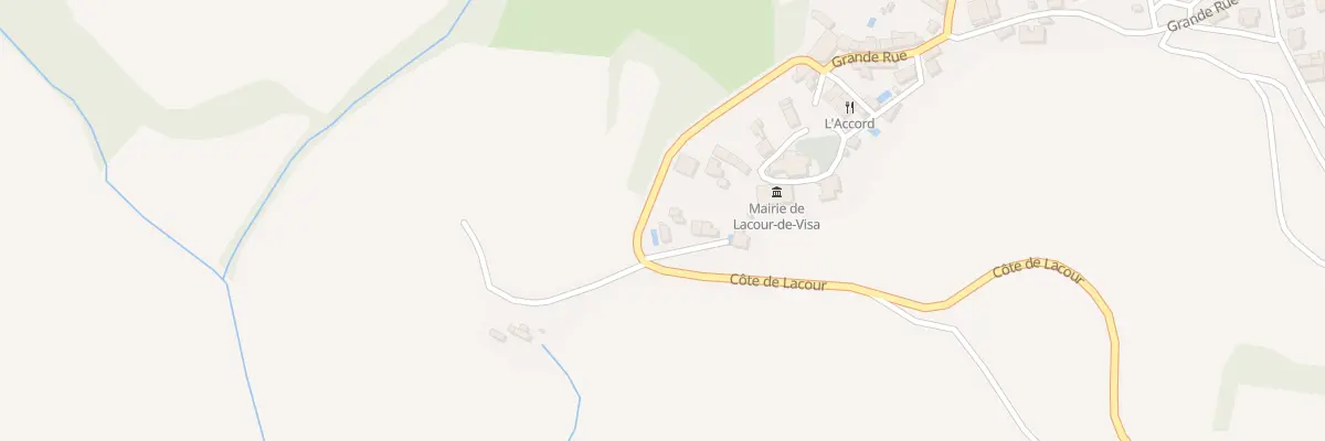 Plan du 3 Côte de Lacour à Lacour