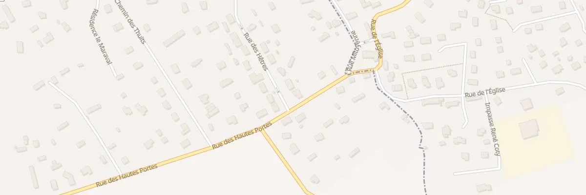 Plan du 11 Rue des Hêtres à Bosroumois
