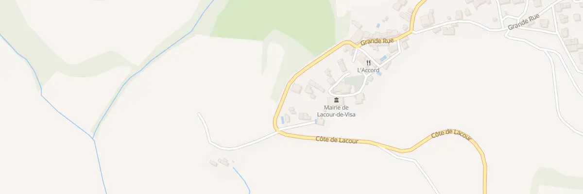 Plan du 5 Côte de Lacour à Lacour