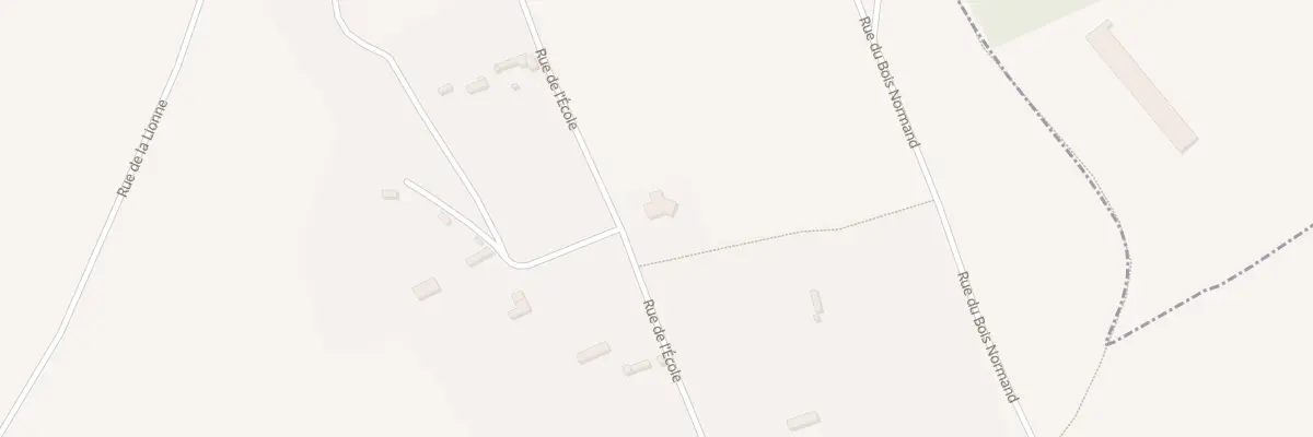 Plan du 27 Rue de l’Ecole au Tilleul-Lambert