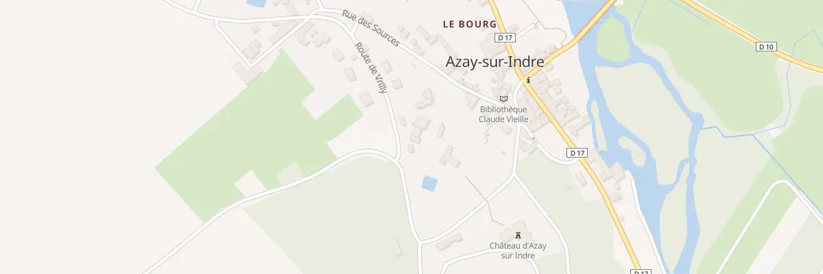 Plan du 2 Rte de Vrilly à Azay-sur-Indre