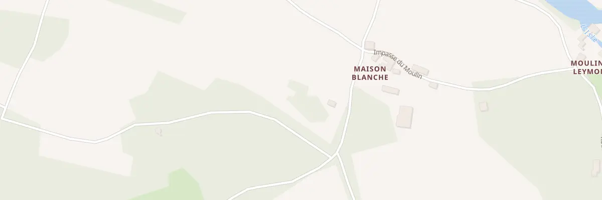 Plan de Maison Blanche à Saint-Jory-las-Bloux