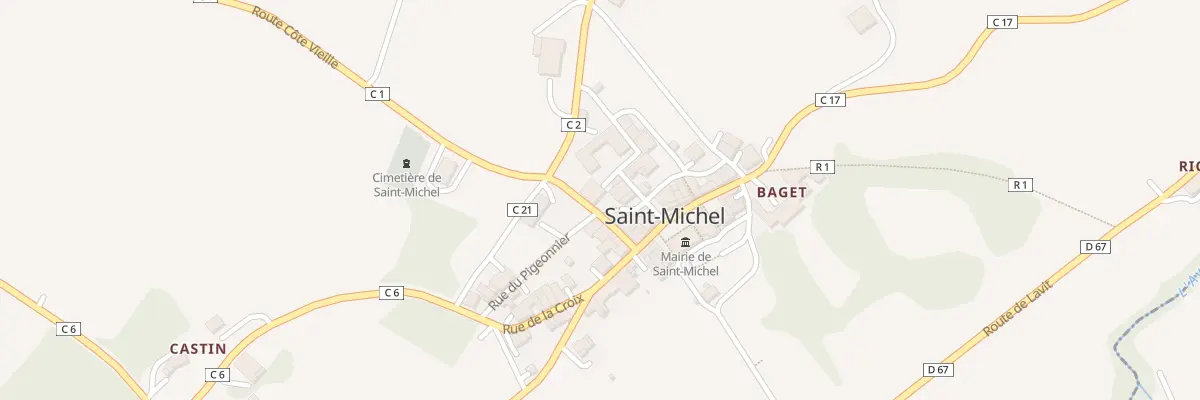 Plan du 5098 Village à Saint-Michel