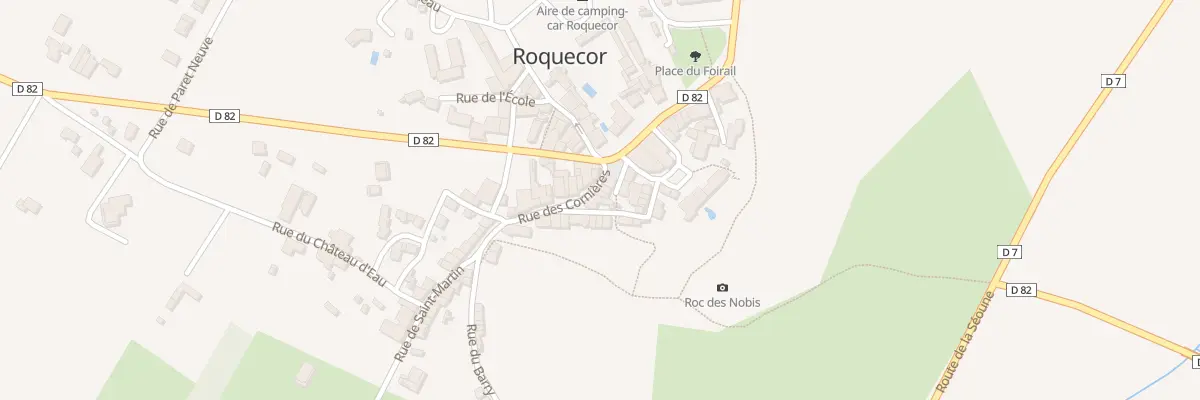 Plan du 5102 Rue des Cornieres à Roquecor