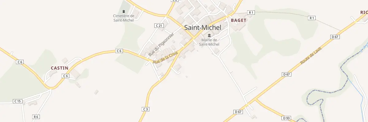 Plan du 5074 Village à Saint-Michel